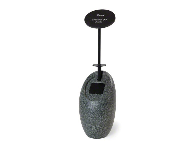 3_PETRIBUTES_HighDown-Urn_01_HIG-3200-DG.jpg Highdown ashes urn memorial. for pet ashes, dog, cat or horse. May be personalised